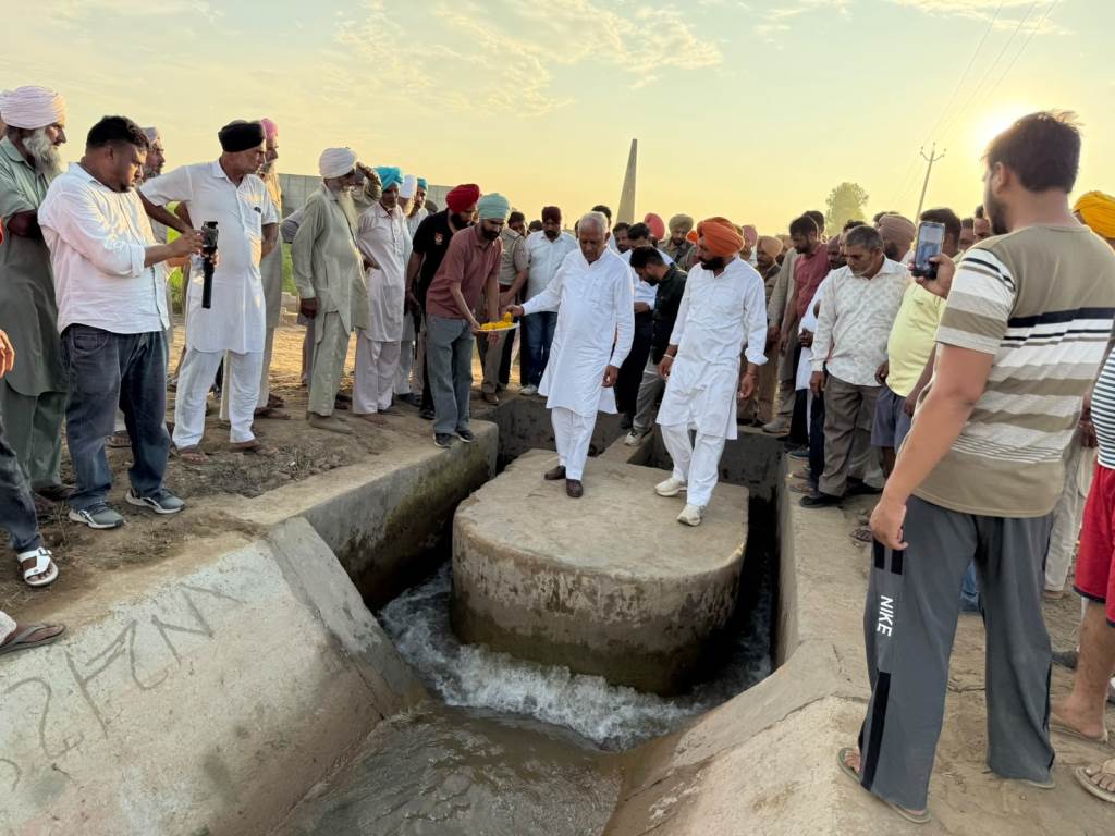 Chief Minister Bhagwant Singh Manns Vision Reaches the Fields Canal Water Flows to the Tail Ends Barinder Kumar Goyal